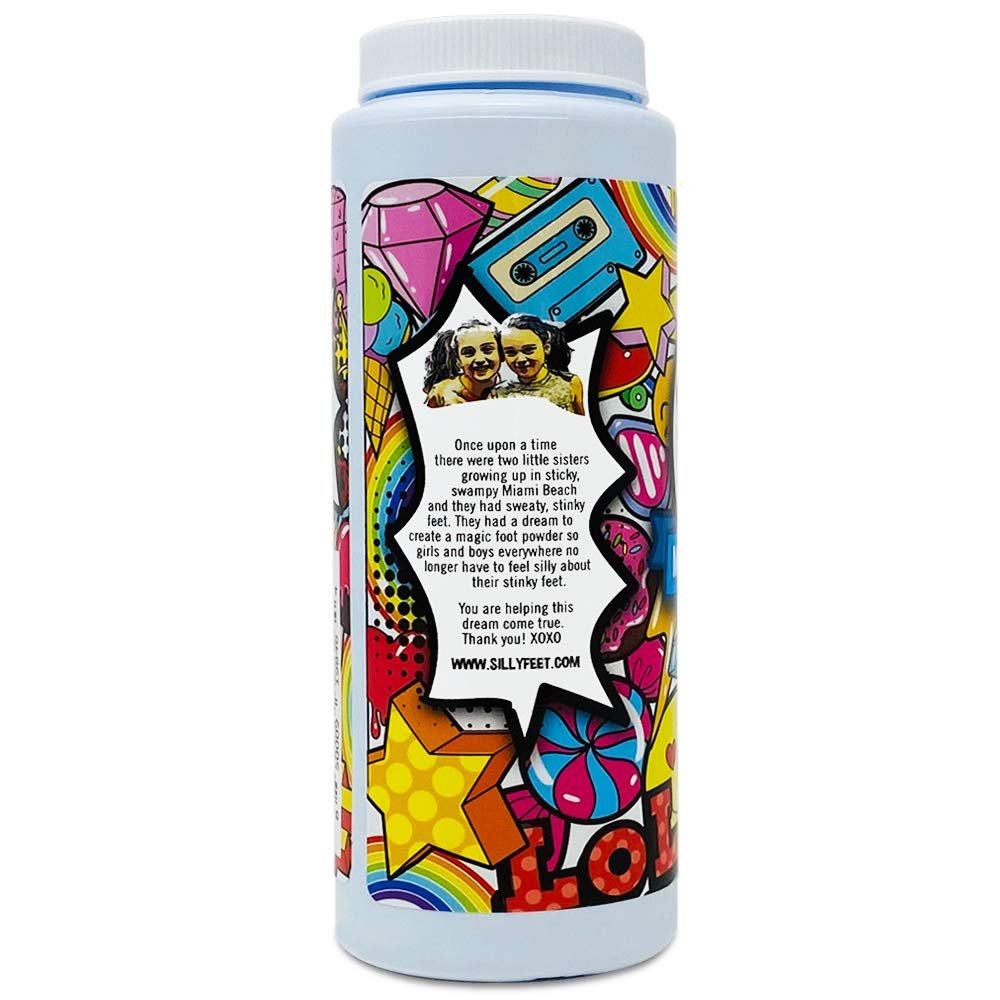 Magic Schuh-Deodorant, Fußgeruch-Pulver für stinkende Füße, Geruchsentferner stärker als Spray, Kinder-Schuhpulver zur Geruchskontrolle, große 8 oz, Traubenlutscher-Duft