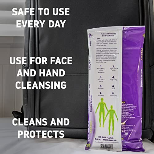 Theraworx Protect Advanced Hygiene and Barrier System Towels – 8 Tücher (1 Pack)