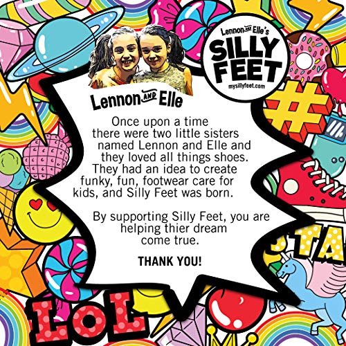 Silly Feet Kinder-Schuhsohlen mit Bubblegum-Duft – Weiche Schaumstoff-Einlegesohlen für Kleinkinder und Kinder, 2 Paar, zuschneidbar, bequem für Sneaker und Alltagsschuhe