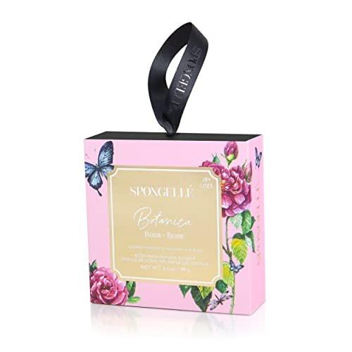 Spongelle Botanica Rosa Rose – Luxuriöser Badeschwamm mit Pflegeöl