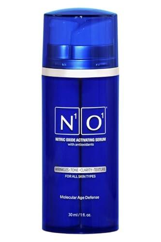 N1O1 Stickoxid-aktivierendes Serum mit Antioxidantien | Feuchtigkeitsserum für das Gesicht | Reduziert Falten | Verfeinert Poren | Verbessert die Hautstruktur | Hilft bei dunklen Flecken | 30 ml
