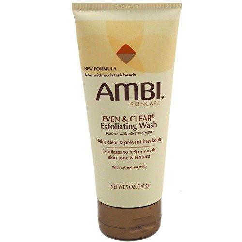 Ambi Even & Clear Peeling-Waschgel 5 oz (2er-Pack) – Für einen ebenmäßigen und klaren Teint