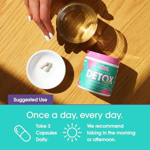 Obvi Detox Colon Cleanse Supplement | Fördert Verdauung und Darmgesundheit, Blähungslinderung, hilft bei der Entfernung von Giftstoffen | Immununterstützung mit Mariendistel, Flohsamenschalen, Sennesblättern | 90 Kapseln | 30 Portionen