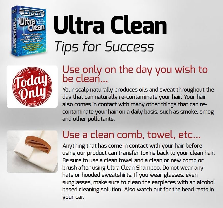 Zydot Ultra Clean Detox Shampoo Kit – Entgiftendes Haarreinigungs-Set für klare und saubere Haarfollikel