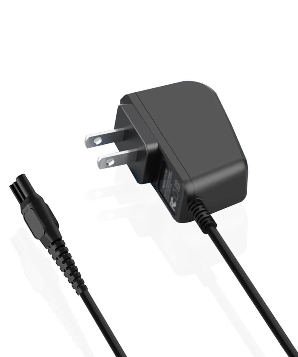 LIANSUM 2W Ladegerät 8V 100mA Netzkabel kompatibel mit Philips One Blade QP2630 Rasierer, HQ850, Norelco Oneblade QP2530, QP2630 Elektrorasierer Trimmer Ladekabel