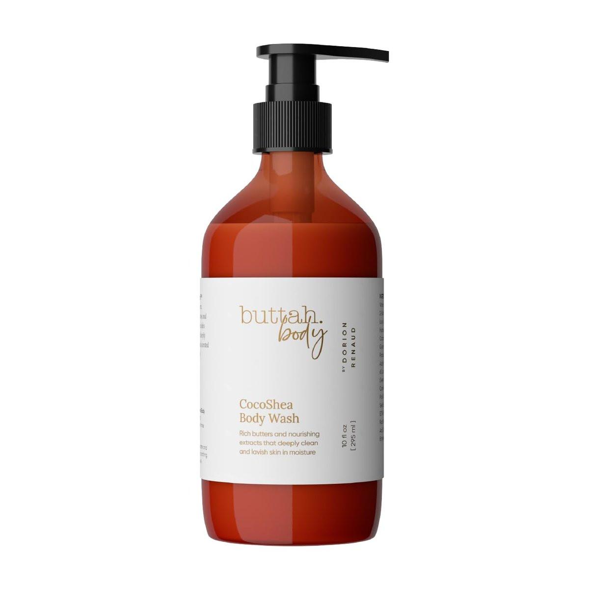 Buttah Skin CocoShea Body Wash 10oz – Nährendes Duschgel für Männer & Frauen mit afrikanischer Kakaobutter – von Dorion Renaud