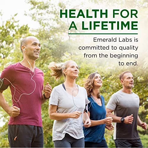 EMERALD LABS Vitamin D3+K2 - Vitamin D & VitalDelta MK-7 für Knochengesundheit & Herzunterstützung* - Vegetarisch, Glutenfrei, Klinische Potenz - 60 Kapseln