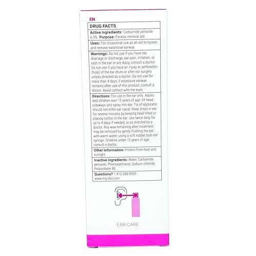 Audinell Ohrenreiniger Spray (50 ml) | Ohrenspray zur sanften Reinigung | Beruhigt und beugt Reizungen vor | Ersatz für Wattestäbchen, Ohrenkerzen & Co. | Für alle Altersgruppen geeignet