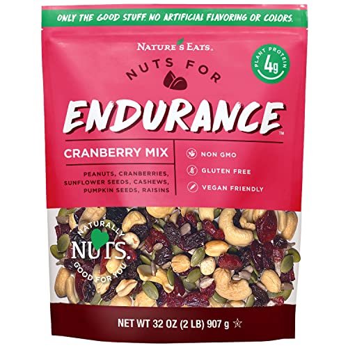 Nature's Eats Ausdauer Cranberry Mix – 32 Unzen (907 g) – Trockenfrüchte & Nüsse Snackmischung
