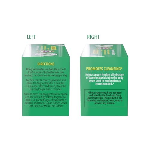 TRIPLE LEAVES BRAND Nutra-Slim Tee (20 Teebeutel) – Extra Starkes Diättee