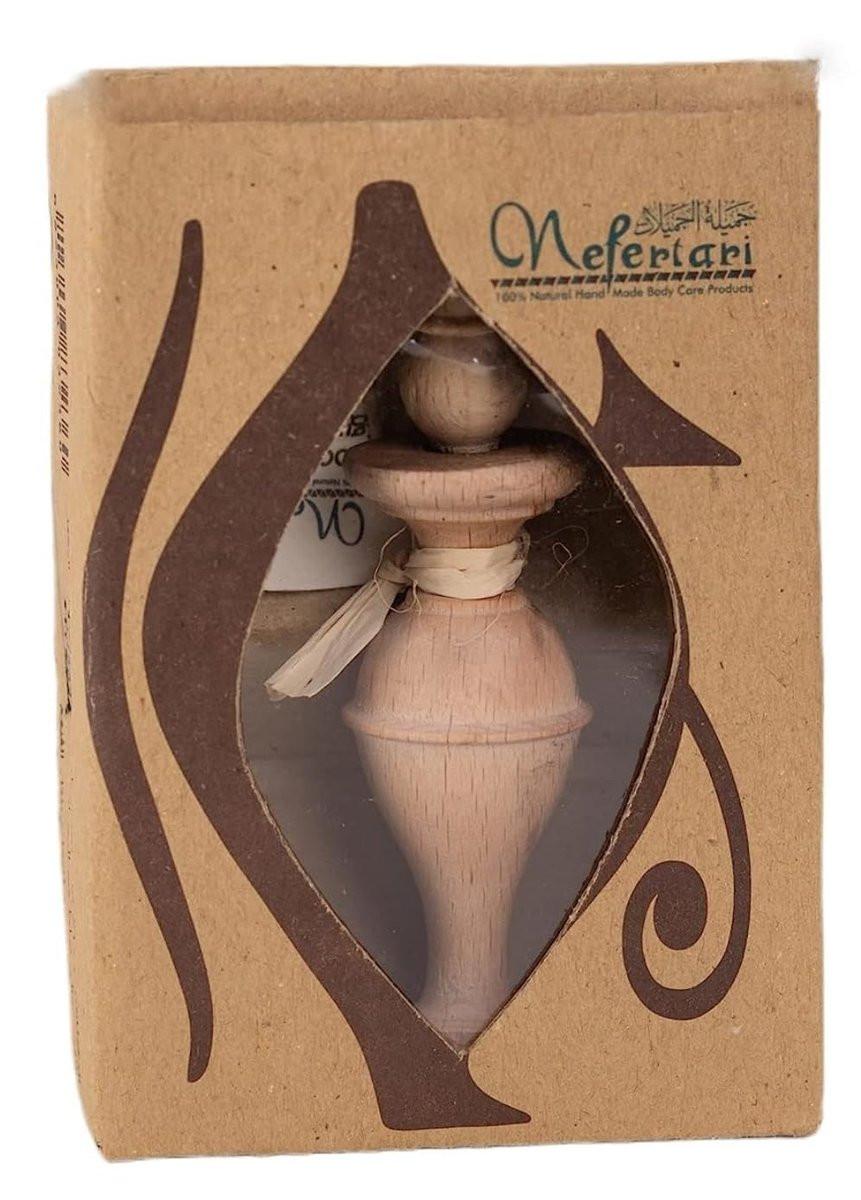 Nefertari 100% Natürlicher Ägyptischer Eyeliner in Puderform, Handgefertigter Eyeliner mit Pharao-Verpackung