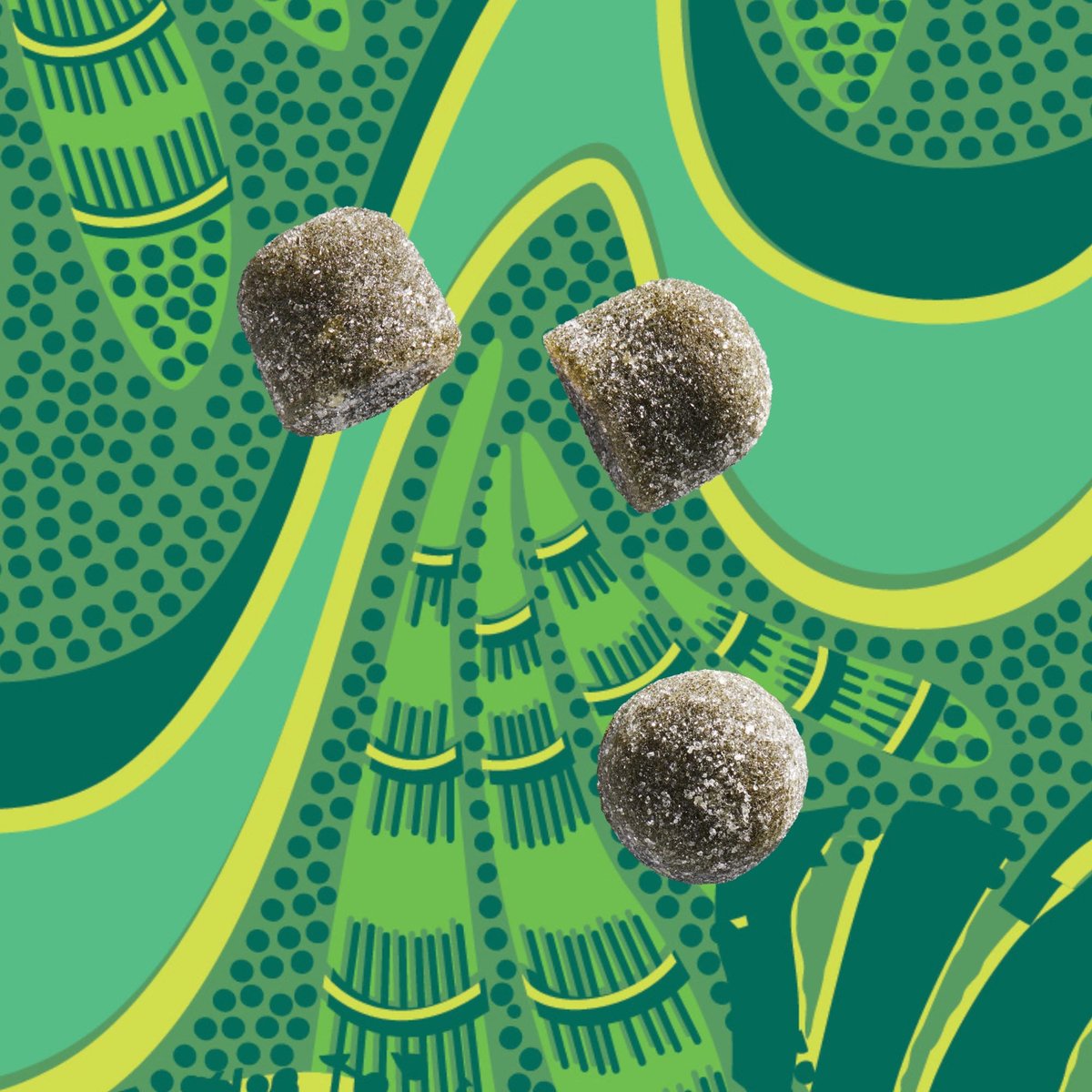 Kuli Kuli Super Energy Gummies – Moringa-Energie-Gummis, koffeinfrei, 60 Stück, Non-GMO, glutenfrei