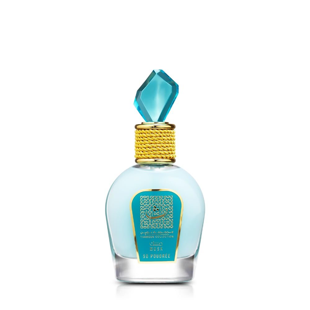 Lattafa Thameen Collection So Poudree – Puderiger, blumiger, holziger Damenduft – Eau de Parfum Spray, langanhaltend, 100 ml