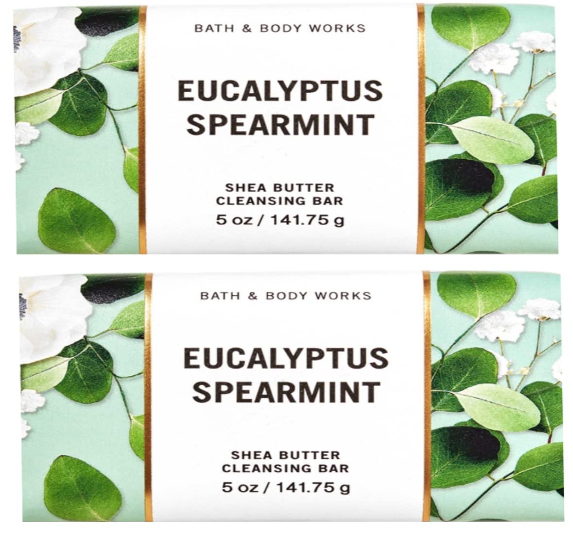 Bath and Body Works Seifenset 2er-Pack (Eukalyptus Minze) – 5 Unzen pro Stück