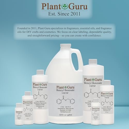 Benzylbenzoat USP-Qualität Flüssigkeit 16 fl. oz. - Ideal für Duft-/Aromastoffe, Kosmetik, Haar- & Kopfhautprodukte