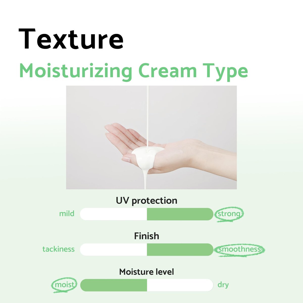 IUNIK Centella Calming Moisture Daily Sonnenschutz SPF 50+ PA++++ Matt & ohne weißen Schild – Centella Asiatica für trockene, fettige & empfindliche Haut – Vegane koreanische Hautpflege - görsel 12