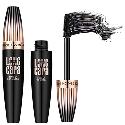 My Amazing Lashes 4D Silk Fiber Wimpern Mascara - Schwarz, Volumen & Länge, wasserfest, wischfest, natürlich, langanhaltend (1 Stück) - görsel 14
