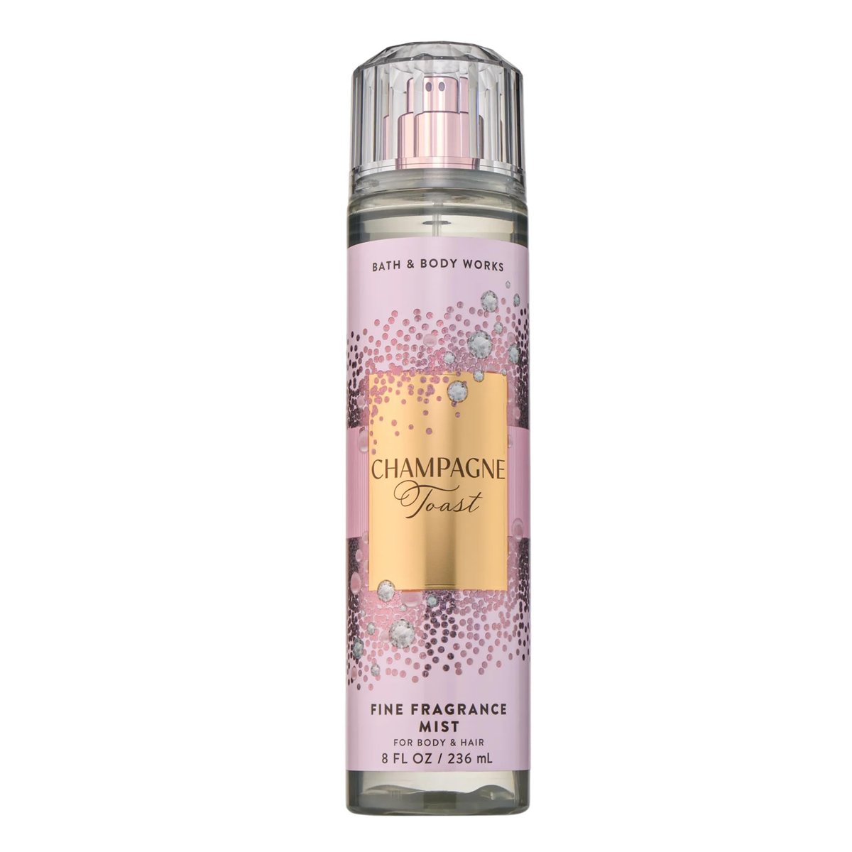 Bath & Body Works Champagner Toast Fine Fragrance Mist – Langanhaltender Körperspray für Frauen, 236 ml