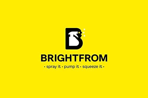 BRIGHTFROM Leere Shampoo-Flaschen mit Pumpe, 32 OZ / 1 Liter, BPA-freie Zylinderbehälter, für Haushalt & Gewerbe, 2er-Pack – Auslaufsicher