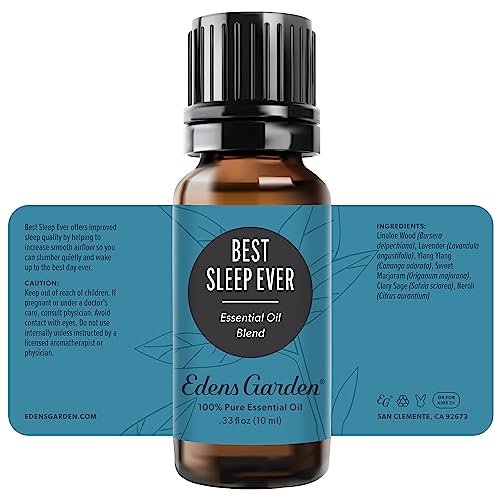 Edens Garden Best Sleep Ever Bio-Ölmischung – 100 % reine Premium-Qualität, unverdünnt, natürlich, therapeutisch, Aromatherapie, ideal für Diffuser, Haut, Kerzen, Luftbefeuchter 10 ml (0,33 fl oz)