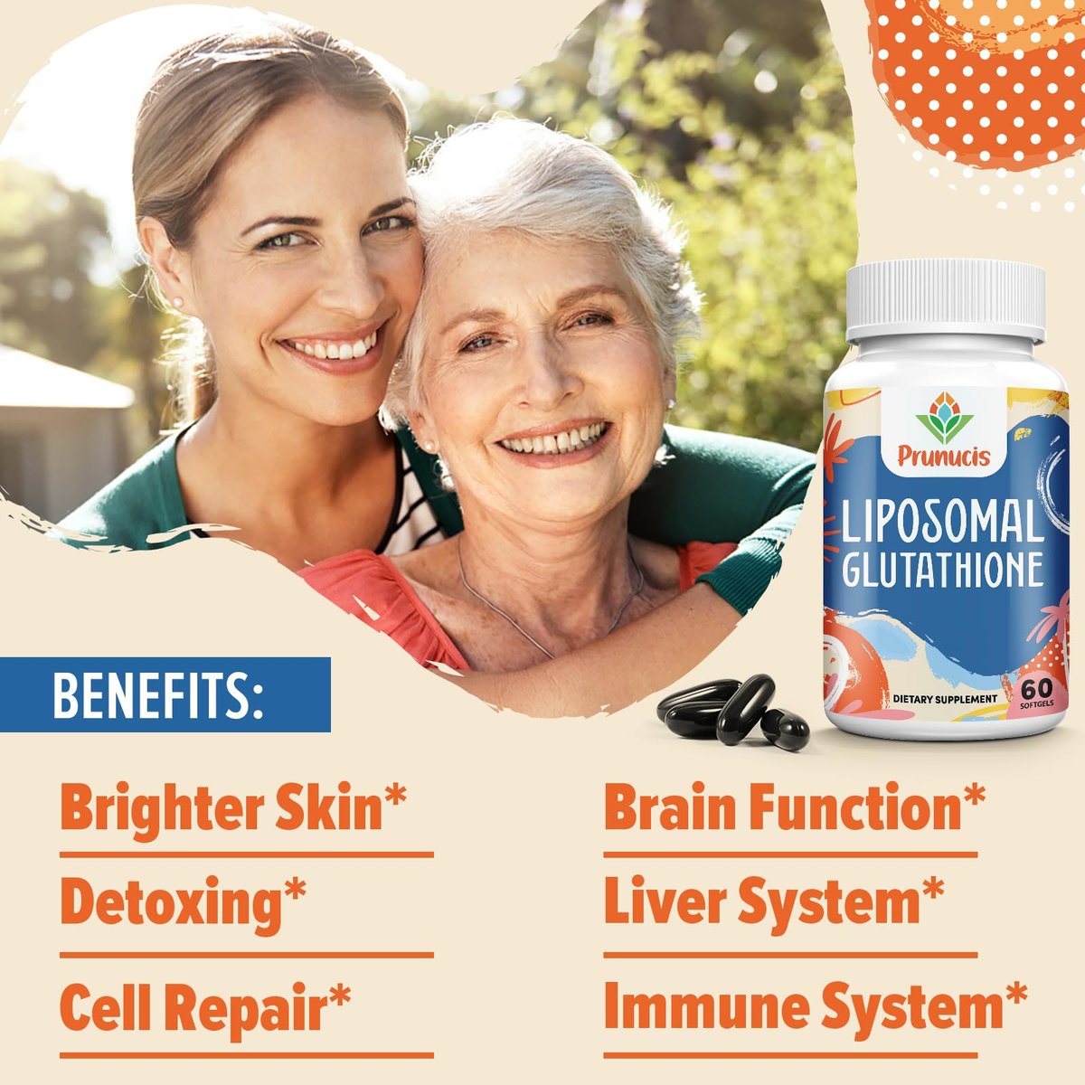 2400 mg Liposomales Glutathion mit Vitamin C, Mariendistel & Alpha-Liponsäure – Master-Antioxidans, reines reduziertes L-Glutathion – Immunsystem, Zellreparatur, Energie, hohe Absorption, 120 Weichkapseln