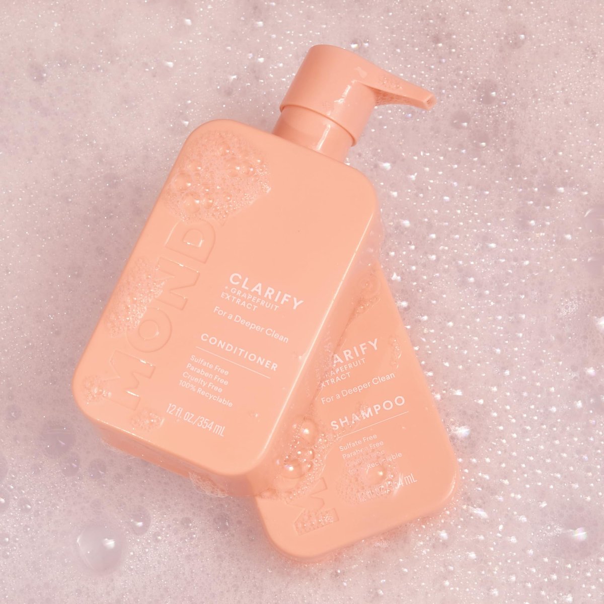 MONDAY HAIRCARE Klärendes Shampoo & Conditioner Set 12 oz für fettiges Haar mit Grapefruit-Extrakt, Kokosöl, Sheabutter, Vitamin E und Pro-Vitamin B5