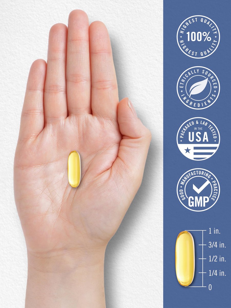 Carlyle Fischöl 2000mg | 600mg Omega 3 Supplement für Männer & Frauen | 90 geruchlose Weichkapseln mit Zitronengeschmack | Non-GMO und Glutenfrei