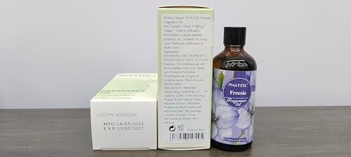 PHATOIL Freesia Duftöl 100 ml – Aromatherapie Öl für Diffuser, Kerzen- und Seifenherstellung
