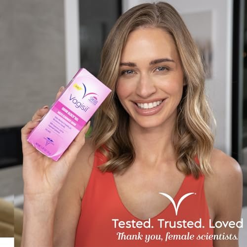 Vagisil Odor Block Gel mit Hyaluronsäure für die Vaginalgesundheit, gynäkologisch getestet, hypoallergen, 29,8 g (1 Stück)