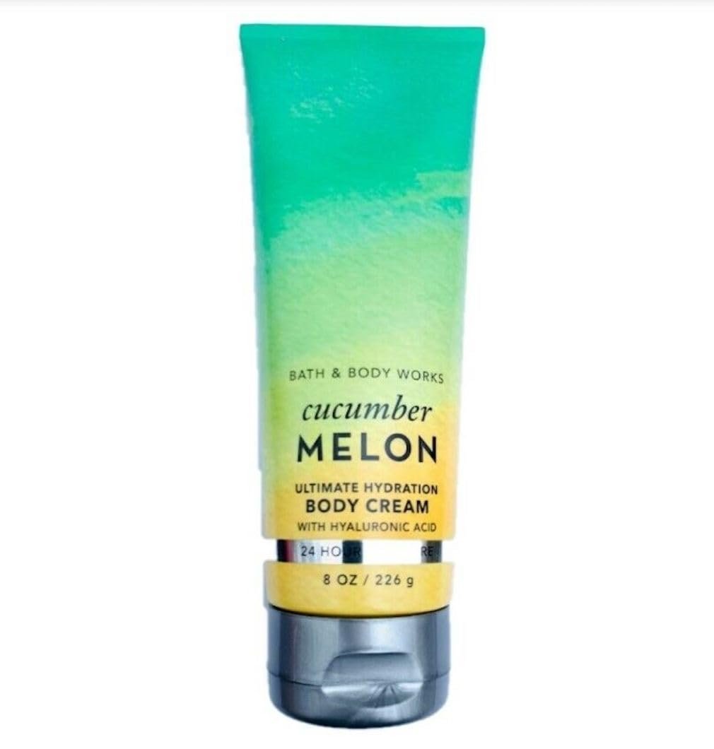 Bath & Body Works Cucumber Melon Ultimate Hydration Body Cream Geschenkset für Damen, 237 ml