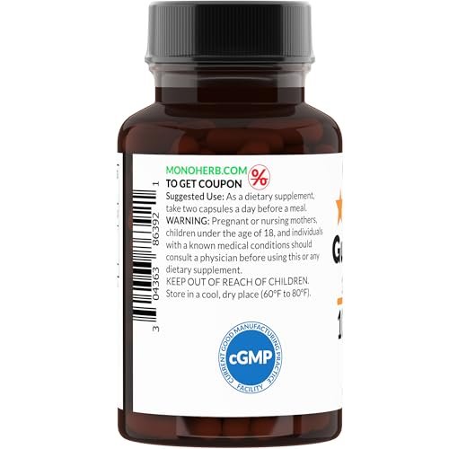 MONOHERB Guavenblatt 10:1 Extrakt 1000 mg – 90 Kapseln