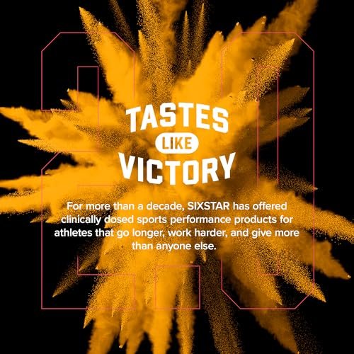 Six Star Pre-Workout Explosion, Pfirsich Mango (30 Portionen) - Pre-Workout Energiepulver für Männer & Frauen - Pre-Workout Getränk mit Kreatin & Beta-Alanin - Sporternährung