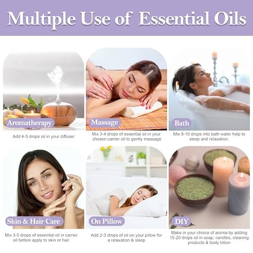 Nirvana Nurture Lavendel Ätherisches Öl, USDA Bio, 100% Rein Unverdünnt, Aromatherapieöl für Diffuser, Haar- und Hautpflege