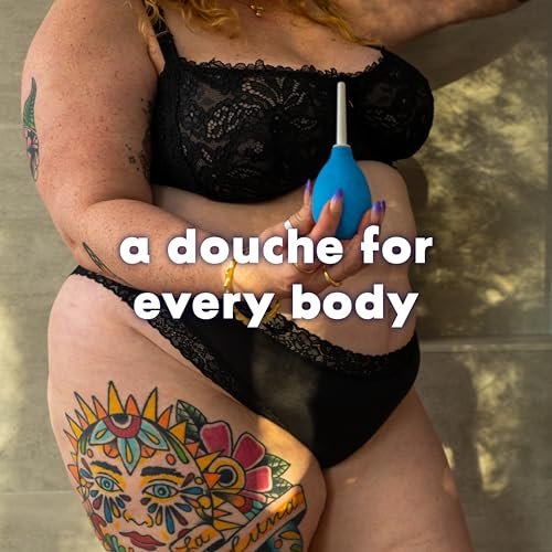 Bottom’s Digest Anal-Dusche Einlaufbirne | 3,0 oz Einlaufbirne mit leicht zu reinigender 6 cm weißer Spitze für Männer & Frauen