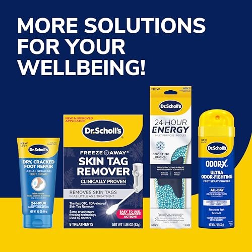 Dr. Scholl's® Cushy Comfort Einlegesohlen mit Memory Foam – Vollflächige, reaktionsfreudige Dämpfung, Druckentlastung, schlankes Design, zuschneidbar, Unisex, Herren Schuhgröße 7-13, Damen 5-10, 1 Paar