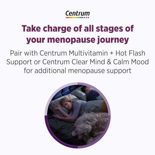 Centrum Restful Sleep Wechseljahre Unterstützung Tabletten – mit klinisch geprüftem DailyZz und geniVida, 28 Stück