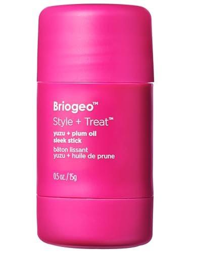 Briogeo Style + Treat Haarstyling Sleek Stick | Flugkontrolle & Glatte Styles | Leichter Finish-Balsam | Silikonfrei | Vegan & Tierversuchsfrei | 0,5 oz