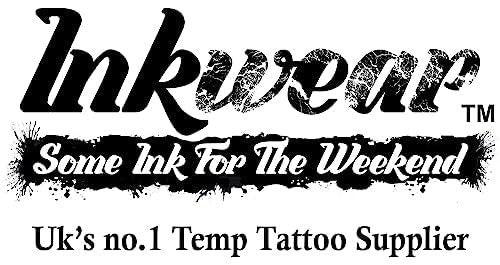 Tommy Lee & Pam Lebensgroße Fake-Tattoos Set | Temporäre Partner-Tattoos | InkWear