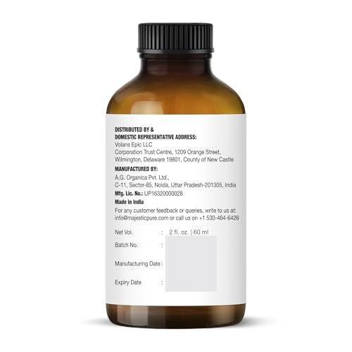Majestic Pure Lavendel Öl 100% rein und natürlich - 2 Fl Oz mit Pipette - Ätherisches Öl für Diffuser, Aromatherapie, Seifen- und Kerzenherstellung