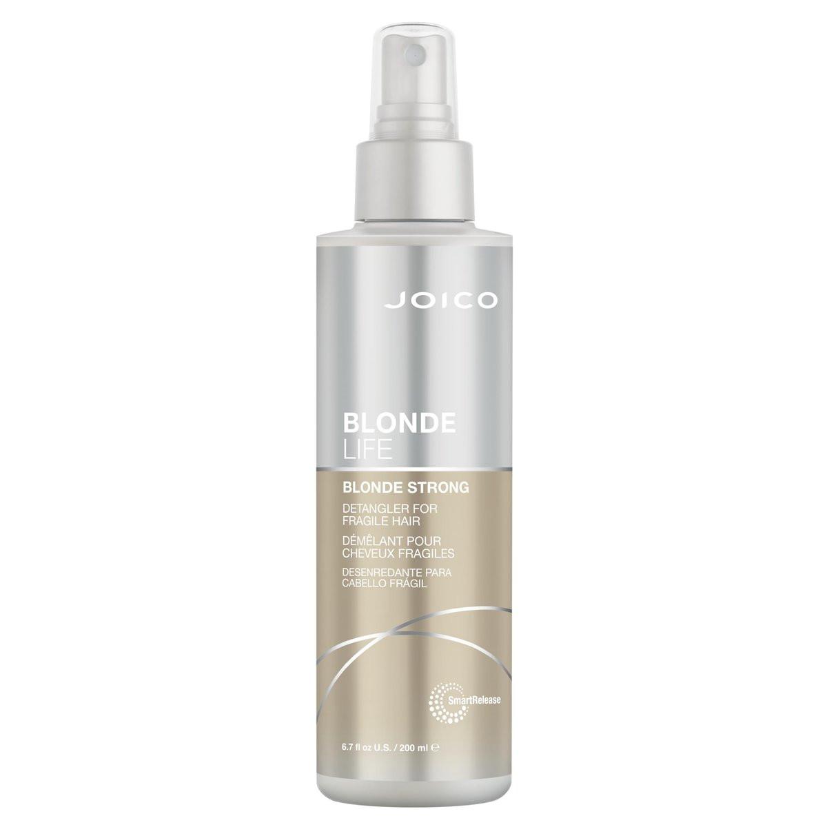 Joico Blonde Life Blonde Strong Conditionierender Entwirrer | Für brüchiges blondes Haar | Verhindert Spliss und Haarbruch | 72-Stunden-Feuchtigkeitsschutz | 200 ml