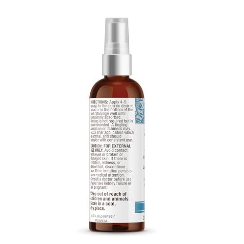 GuruNanda Magnesiumöl-Spray (60 ml) – Topisches Magnesiumspray mit natürlichen ätherischen Ölen und Aloe Vera für Muskelkater und Entspannung, tierversuchsfrei