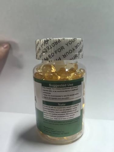 Moringa Softgels, Bio reines Moringa Oleifera Blattextrakt für Energie, Haut, Darmgesundheit, Immunsystem, natürliches Antioxidans, hochwirksames Moringa-Öl, Non-GMO, 60 Portionen