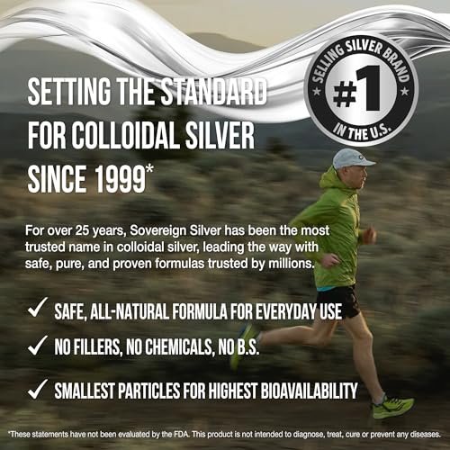 Sovereign Silver Colloidal Silver Gel – Argentum Metallicum Topische Hautpflege bei Hautinfektionen, Wunden & Verbrennungen – 0,5 Unzen (15 ml)