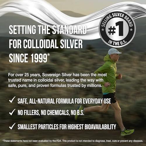 Sovereign Silver Colloidal Silver Gel – Argentum Metallicum Topische Hautpflege bei Hautinfektionen, Wunden & Verbrennungen – 0,5 Unzen (15 ml)