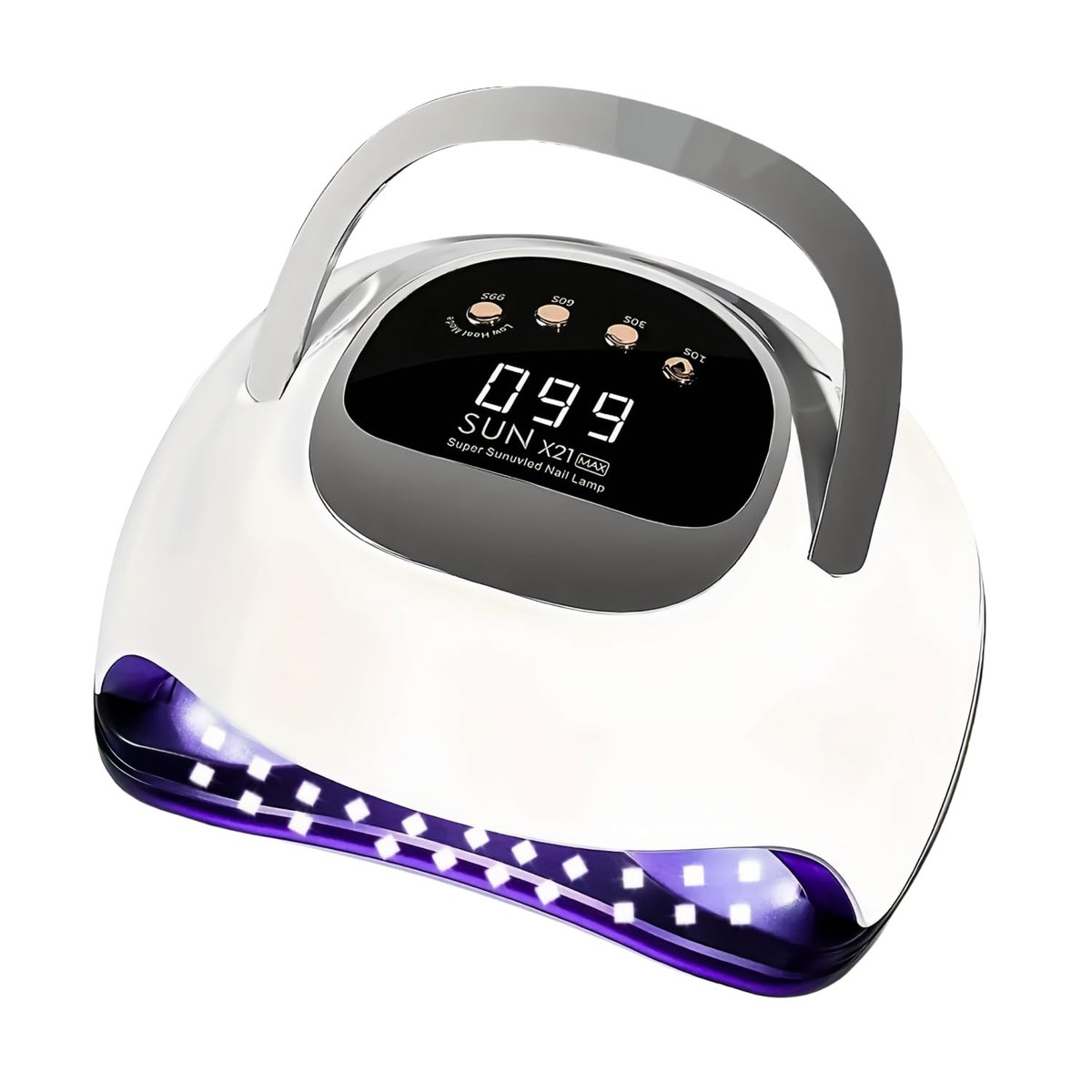 UV-LED-Nagellampe mit 72 Perlen, 320W Nagel-Trocknungslampe für Gel-Nagellack mit automatischem Sensor/4 Timer-Einstellungen, LED-Nageltrockner, professionelles Nagelkunst-Trocknungswerkzeug für Fingernägel und Zehennägel