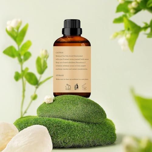 Wuvezrub Amber Bio-Öl 120 ml – 100 % reines und natürliches ätherisches Öl für Aromatherapie-Diffuser – 4 Fl Oz