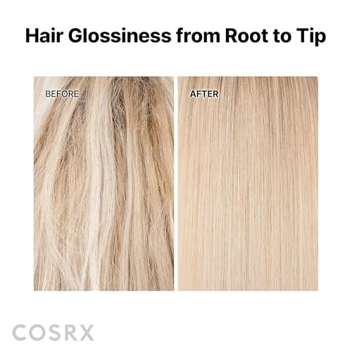 COSRX PEPTIDE 132 Hair Bonding Oil Serum, Reisespülung, Keratinbehandlung für krauses, geschädigtes, trockenes Haar – repariert Spliss, verleiht Haarglanz – für alle Haartypen – 28 ml
