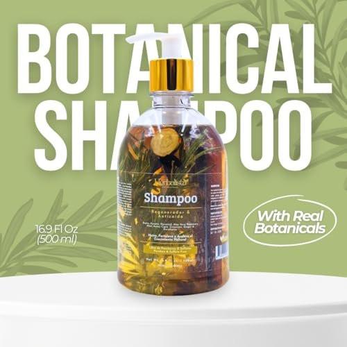 HERBALISTA Virales Kräuter-Shampoo 1000ml – Mit Rosmarin, Zimt, Anis, Nelke, Aloe, Ingwer & Eukalyptus – Stärkt, Regeneriert, Beschleunigt Haarwachstum – 100% Natürlich & Handgefertigt