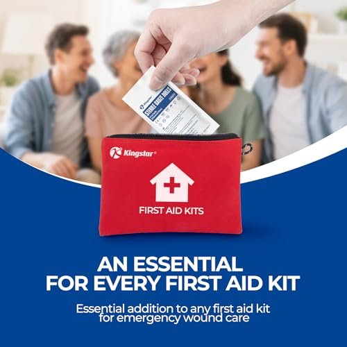 Sterile Mullbinden, 3 Zoll x 4,1 Yards, Konformierende Stretch-Gaze-Bandage, Packung mit 12, Fester Halt für Wundauflagen und Schienen, Latexfreie Erste-Hilfe-Versorgung einzeln verpackt mit Bonus-Tape