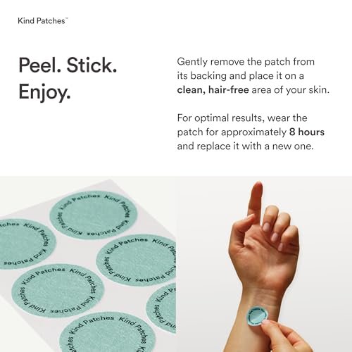 Kind Patches Unpuff Patches mit Löwenzahnwurzel, Fenchel, Artischocke, Ingwer und Kurkuma Extrakt – vegan – 30 Stück